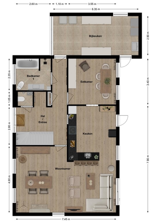 mediumsize floorplan